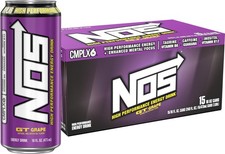 NOS GT Grape: High Performance Energy Drink. 16 Fl oz 15 Pack picture