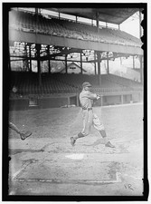 Photo:Washington AL Joe Engel 1913 Baseball Batting Stadium picture