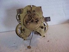 Antique Ansonia 5 Open Escapement 8 Day T&S Clock Movement parts repair F picture