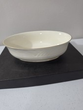 Lenox Golden Sand Dune Oval Serving Bowl 10