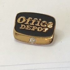 1/10 10k Gold Office Depot Employee Service Award Pin (GF3) picture