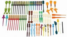 Cocktail Swizzle Sticks Lot – Tiki, Shag & Assorted Retro Bar Stirrer Collection picture