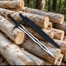 Handmade Carbon Steel Skyrim Dragonborn Sword Replica - Cosplay Prop picture