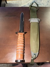US M3 1943 Style Fighting Knife Reproduction BK2235 w USM8A1 PWH Scabbard picture