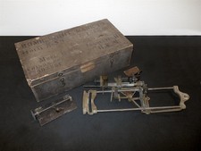 WW1 US Army Air Service - MARK 1A AIRCRAFT BOMB SIGHT & BOX - DH-4 - VERY RARE picture