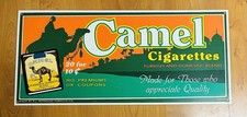 Vintage 1995 CAMEL Cigarettes Metal Sign ~ RJ Reynolds HARD TO FIND Edition picture