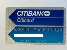 Citibank Citicard Credit Card▪️Vintage▪️1999 Exp▪️Greece▪️Unsigned▪️Collectible picture