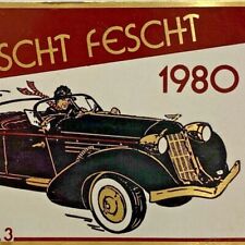 1980 Das Awkscht Fescht Antique Car Meet Show Rolls Royce Macungie PA Plaque picture