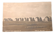 RPPC Muster at Fort Hancock New Jersey Smedley NY Real Photo Postcard 1909 picture