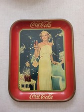 Vintage Coca Cola 1935 Madge Evans Tray picture