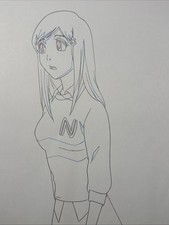 BLEACH Anime Production Art  Vintage Animation Cels Orihime Inoue Layout 19 I10 picture