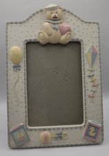 Vintage Teddy Bear Baby Picture Frame picture