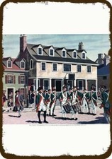 1945 TUN TAVERN & 1775 Continental Marines DECORATIVE REPLICA METAL SIGN  picture