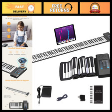 KONIX 88 Keys Roll Up Piano, Upgraded Portable Rechargeable Hand Roll Piano Keyb picture