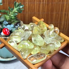 25pcs Natural yellow quartz Crystal gemstone Polish Mineral Specimen 86g A6810 picture