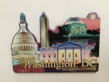 Washington DC Aluminum Metal Souvenir Magnet picture