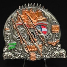 💥LIMITED SERIALIZED💥ATLANTA DEA HAWKS Challenge Coin💥HUGE 3