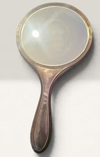 Antique 1925 Sterling Silver Hand Mirror – A Buckley Ltd – Birmingham Hallmarked picture
