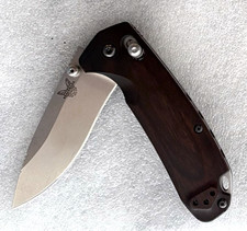 Benchmade North Fork 15031 S30V Wood Handle Folding Knife USA preowned excellent picture