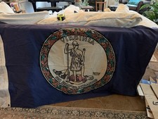 Vintage Bulldog 3' X 5'  Virginia State Flag picture