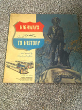 Greyhound Lines Highways to History Travel Brochure Columbia River Gorge OR picture