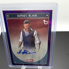 2026 Topps Brooklyn Andy Serkis Ulysses Klaue Auto Purple /15 MUA-AS picture