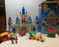 Vintage 1987 Lil Playmates Disney Magic Kingdom Castle Playset Toy Near Complete picture