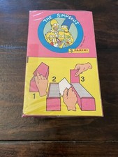(1) Sealed Box 1991 Panini the Simpsons (100 packs) BART Homer Krusty picture