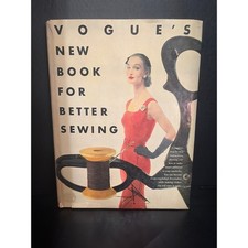 Vogue's New Book for Better Sewing 1952 1st Print Fashion Sewing Pattern HC/DJ picture
