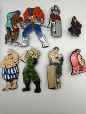 Udon Capcom Street Fighter World Jam Lucky Draw Series 1 Complete Pin Set of 8 picture