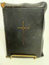 1925 Greek Bible TA IEPA ΓΡΑΜΜΑΤΑ Antique Leather Holy Scriptures Oxford Press picture