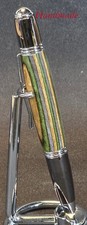 Pen Pens Handmade Rollerball Writing Colorgrain Wood Beautiful Gatsby USA 1629a picture