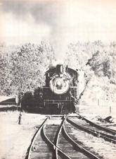 GTR 0-6-0 Steam Switcher Pulls Into North Conway New Hampshire Vtg Mag Excerpt picture