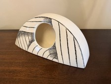 John Bergen Geometric Ceramic Vase 1990s Postmodern Minimalist picture
