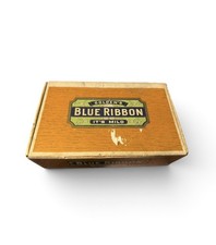 Vintage ~ Golden’s Blue Ribbon “It’s Mild” Cigar Box ~ By A. J. Golden Factory picture
