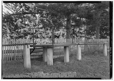Photo:New Lebanon NY Shaker Second Family Carriage Block Horse Block 1930s picture