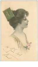 Illustrator. No. 42800. Gunn. Woman In Profile. In The Condition picture