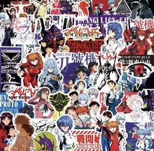 Neon Genesis Evangelion 70pc Sticker Pack - Mech Anime Manga ~ FREE US SHIPPING picture