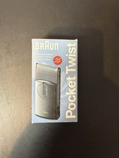 Vintage Braun Pocket Twist 350 Electric Shaver France 98 World Cup Box & Manual picture