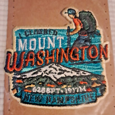 I Climbed Mount Washington New Hampshire Embroidered Patch approx 2.5x3.0