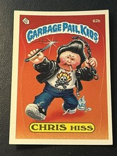 1985 Topps Garbage Pail Kids Series 2 #62b Chris Hiss picture