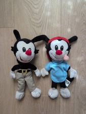 1998 WB Animaniacs Yakko & Wakko Vintage Bean Bag Plush Warner Bros  picture