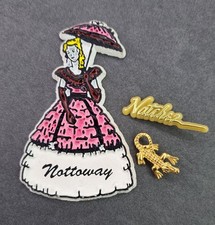Vintage Nottoway Magnet Natchez Souvenir Pin Alligator Lot Louisiana Mississippi picture