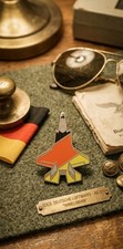 F35 Lockheef Martin Lightning 2 Germany Lapel Pin Rare Collectable Vintage picture