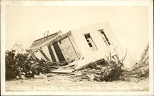 Janesville Wisconsin WI Building Collapse c1910s Real Photo Vintage Postcard picture
