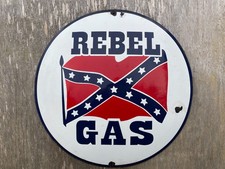 GASOLINE porcelain sign advertising vintage garage 20