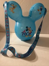 Disneyland 70th Anniversary Mickey Balloon Light-Up Popcorn Bucket Strap Lights picture