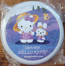Vintage 2001 Hello Kitty Lavender Hokkaido Round Tin Memo 120 Sheets NEW Japan picture