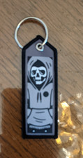 RARE Data Crew Reaper Grey Dangly Keychain RE Patch picture
