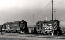 Vintage Photo Rio Grande Railroad Denver Colorado Train Yard c.1962 picture